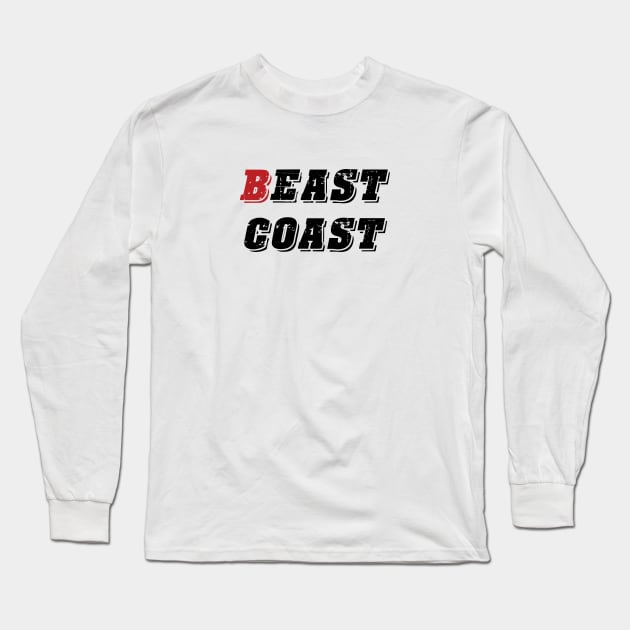 East coast, Beast coast Long Sleeve T-Shirt by ddesing